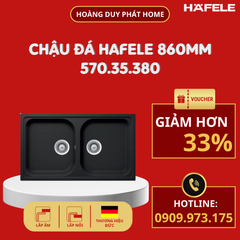 Chậu đá Hafele 860mm HS19-GEN2R90 570.35.380 màu đen