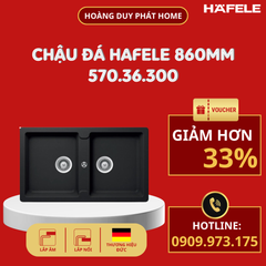Chậu đá Hafele 860mm HS19-GEN2S90 570.36.300 màu đen
