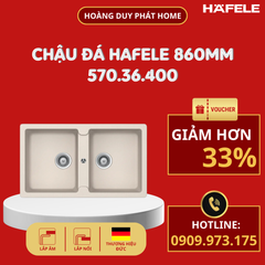 Chậu đá Hafele 860mm HS19-GEN2S90 570.36.400 màu kem