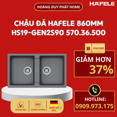 Chậu đá Hafele 860mm HS19-GEN2S90 570.36.500 màu xám