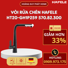 Vòi rửa chén Hafele HT20-GH1P259 570.82.300 màu đen