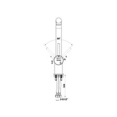 Vòi rửa chén Hafele HT21-GH1P254 màu đen 577.55.390