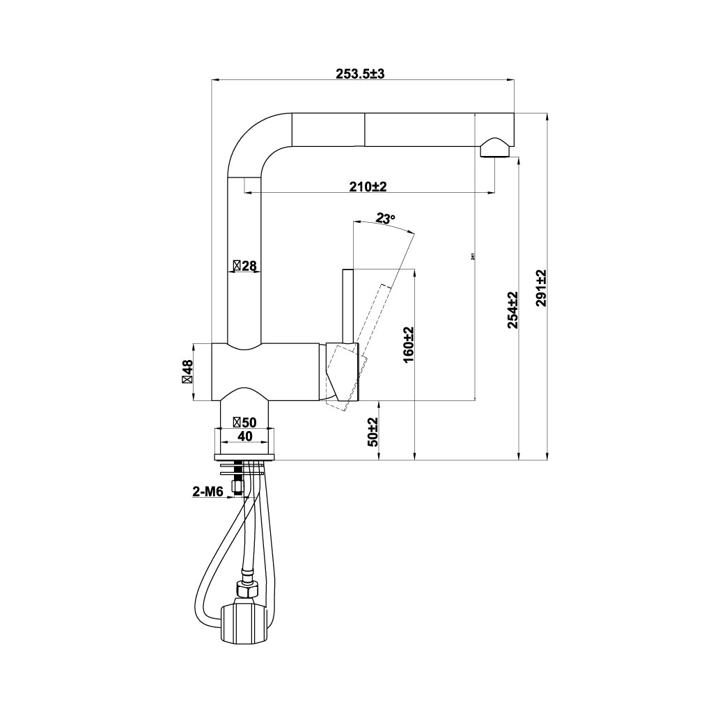 Vòi rửa chén Hafele HT21-GH1P250 màu kem 577.55.290