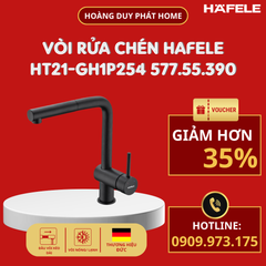 Vòi rửa chén Hafele HT21-GH1P254 màu đen 577.55.390