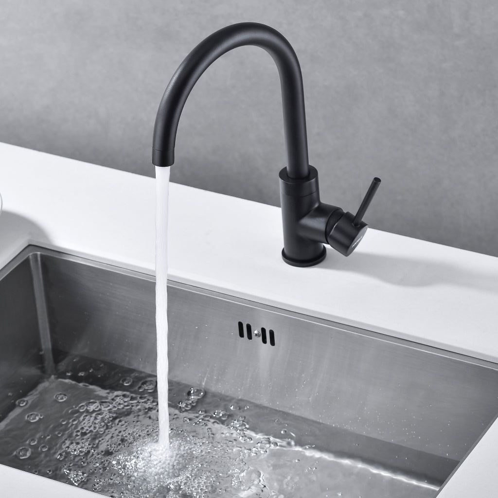 Vòi bếp Hafele HT21-CH1F220C Màu đen 577.56.300