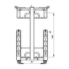 Kệ đựng gia vị Hafele Inox 304 350mm 547.10.064