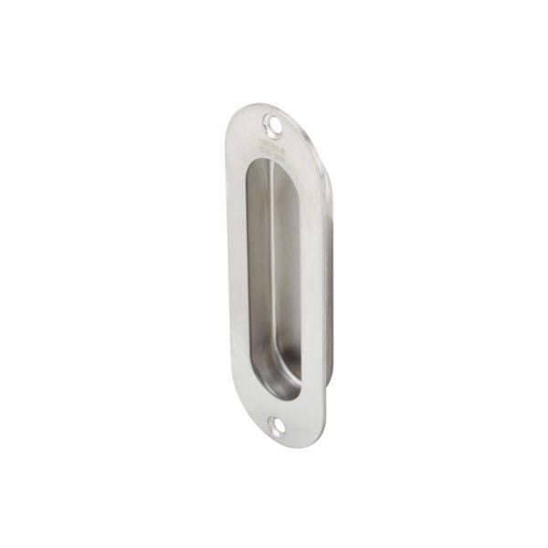 Tay nắm âm Hafele màu inox mờ 120x40mm 489.72.100