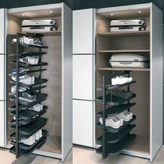 Kệ để giày màu trắng cao 1000mm Hafele 806.22.700