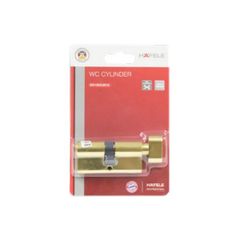Ruột khóa vệ sinh Hafele 65mm màu đồng bóng 489.56.008