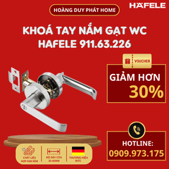Khóa tay nắm gạt Häfele cửa phòng vệ sinh 911.63.226