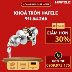 Khóa tay nắm tròn Hafele - loại lớn 911.64.266