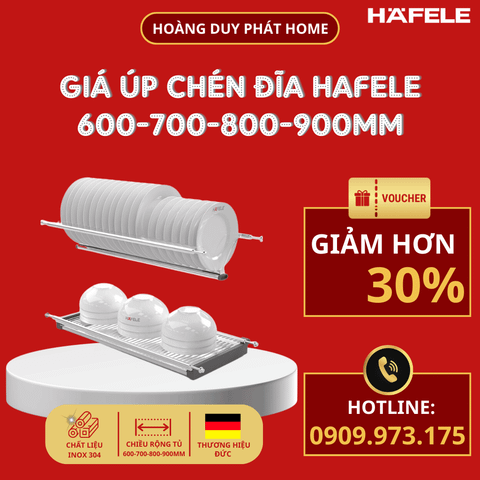Bộ rổ chén đĩa cố định 800mm Hafele 544.40.033