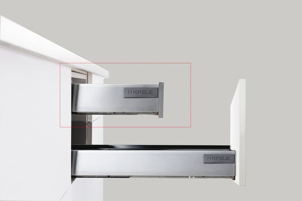 Ray hộp âm Hafele Alto chiều cao 84 mm