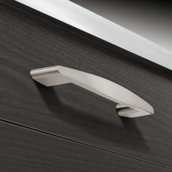 Tay nắm tủ Hafele Chrome bóng 244x26mm 110.34.238