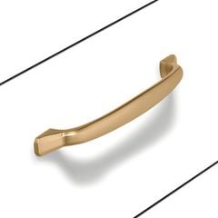 Tay nắm tủ Hafele màu vàng mờ 162mm 106.70.161