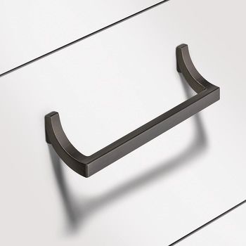 Tay nắm tủ Hafele màu mạ niken đen mờ 170mm 106.69.321