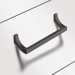 Tay nắm tủ Hafele màu mạ niken đen mờ 170mm 106.69.321