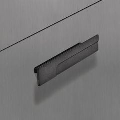 Tay nắm tủ Hafele màu xám đá phiến 173mm 106.70.261