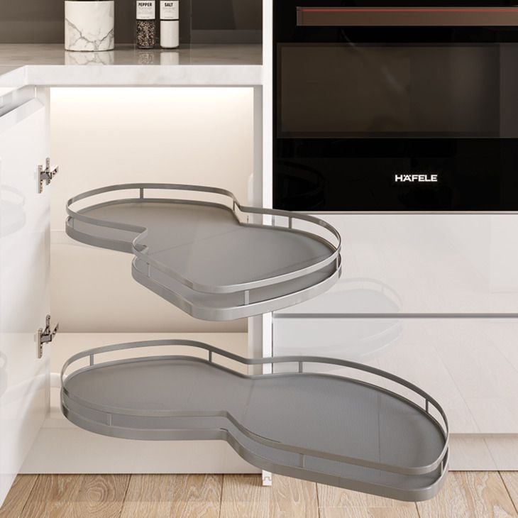 Giá góc liên hoàn Hafele 900mm mở phải 541.01.804