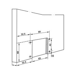 Bộ phụ kiện cửa trượt tủ áo Hafele 3 cánh 22-25mm SLIDO CLASSIC 50 IF 401.30.004