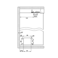 Bộ phụ kiện cửa trượt tủ áo Hafele 3 cánh 18-21mm SLIDO CLASSIC 50 IF 401.30.003