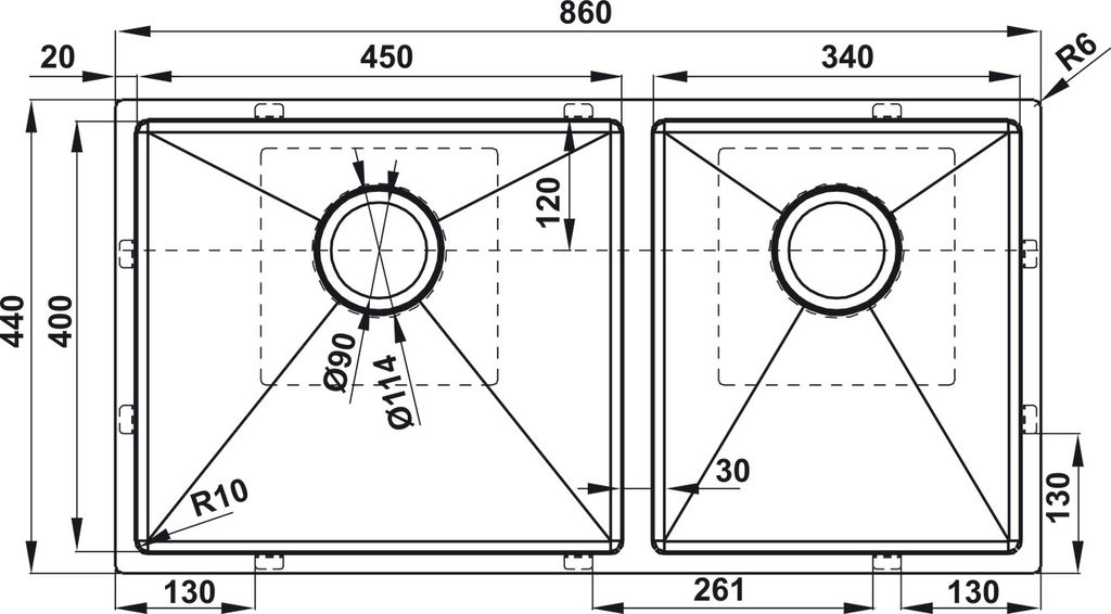 Combo chậu bếp Hafele 567.96.313