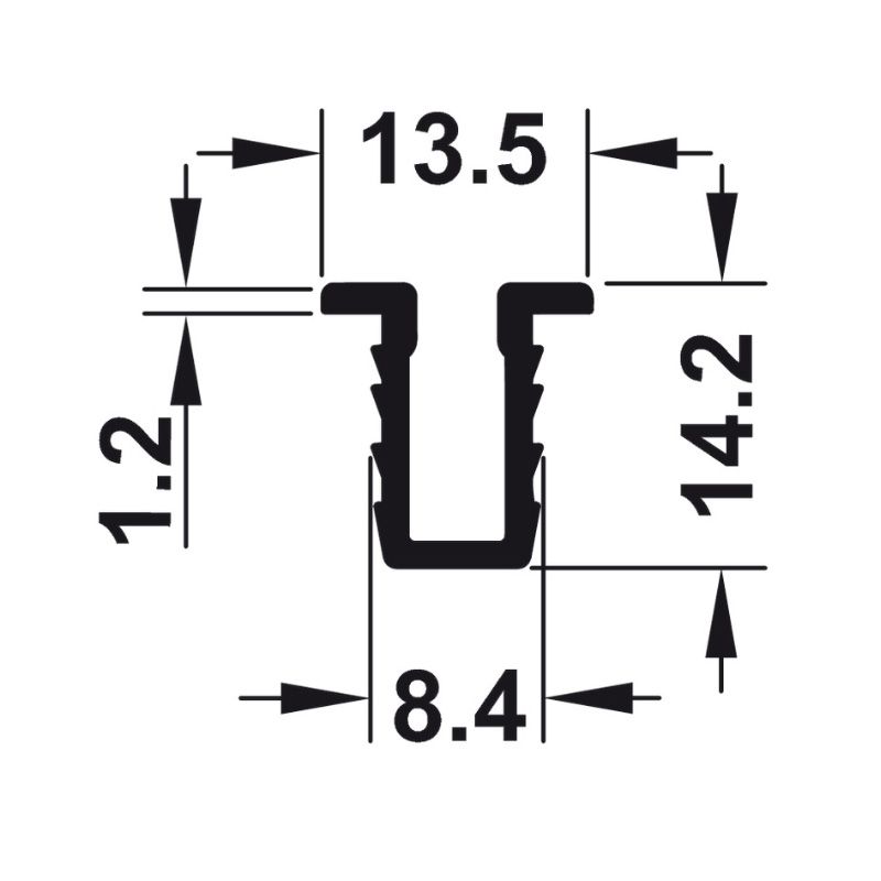 Ray trượt 3000mm Hafele 404.16.913
