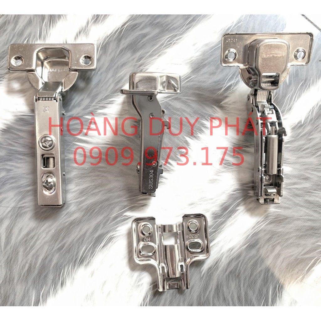 Bản lề giảm chấn Inox 304 Hafele - trùm ngoài 315.06.750
