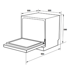 Máy rửa chén để bàn Hafele HDW-T5531B 538.21.350