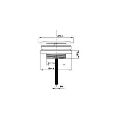 Bộ xả lavabo (Pop-up) Hafele 589.25.989