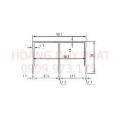 Ray dẫn hướng trên cho cửa dày 18-21mm 401.30.602
