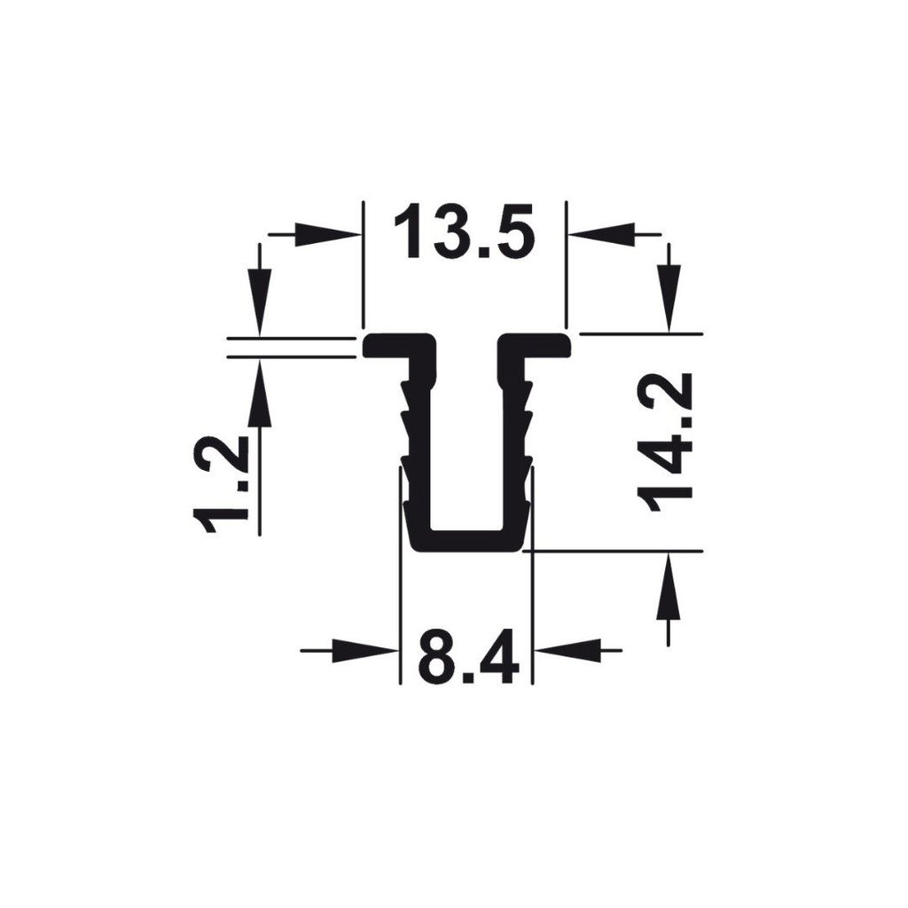 Ray trượt 2000mm Hafele 404.16.912