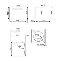 Tủ rượu âm Smeg CVI621RWNR3 535.14.571