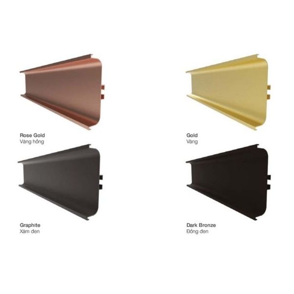 Tay nắm GOLA chữ J chiều dài có thể sử dụng 2800mm Hafele 126.37.904