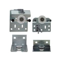 Bộ phụ kiện cửa trượt tủ áo trùm ngoài 3 cánh 19-21mm Hafele 400.51.122