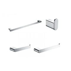 Bộ phụ kiện phòng tắm Häfele màu Chrome 499.98.351