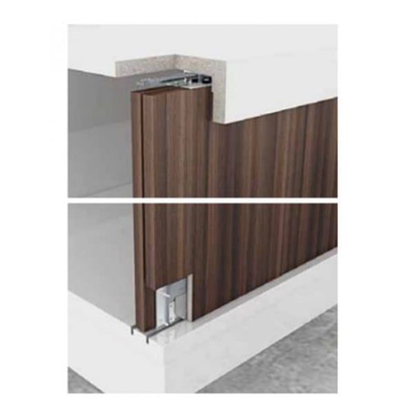 Bộ phụ kiện cửa trượt tủ áo Hafele 2 cánh 22-25mm SLIDO CLASSIC 50 IF 401.30.001