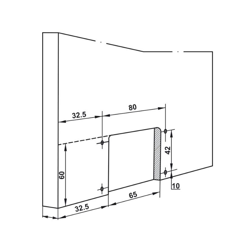 Bộ phụ kiện cửa trượt tủ áo Hafele 2 cánh 26-32mm SLIDO CLASSIC 50 IF 401.30.002