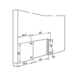 Bộ phụ kiện cửa trượt tủ áo Hafele 2 cánh 26-32mm SLIDO CLASSIC 50 IF 401.30.002