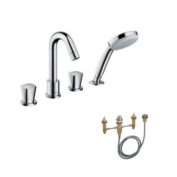 Bộ trộn bồn tắm 4 lỗ Logis 589.52.437