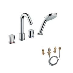 Bộ trộn bồn tắm 4 lỗ Logis 589.52.437