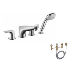 Bộ trộn bồn tắm 4 lỗ Focus 589.54.707