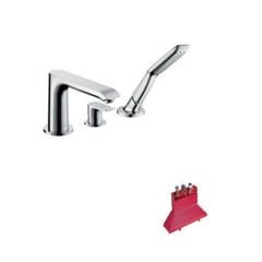 Bộ trộn bồn tắm 3-lỗ 588.45.371