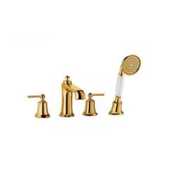 Bộ trộn bồn tắm 4-lỗ Kyoto màu vàng 589.35.064