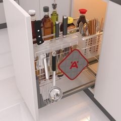 Giá dao thớt Hafele 400mm Sơn phủ nano 549.20.415