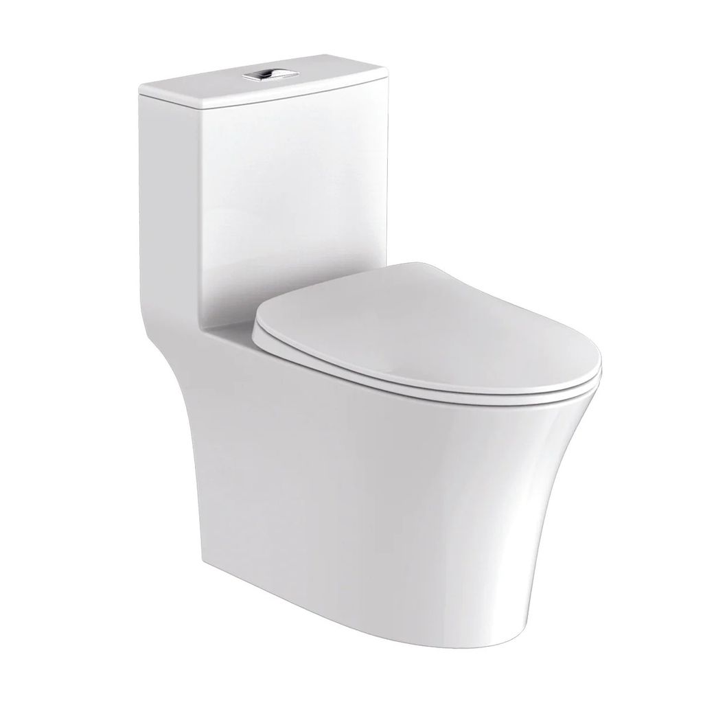 Combo Bồn cầu một khối + Nắp rửa thông minh Hafele 588.79.418