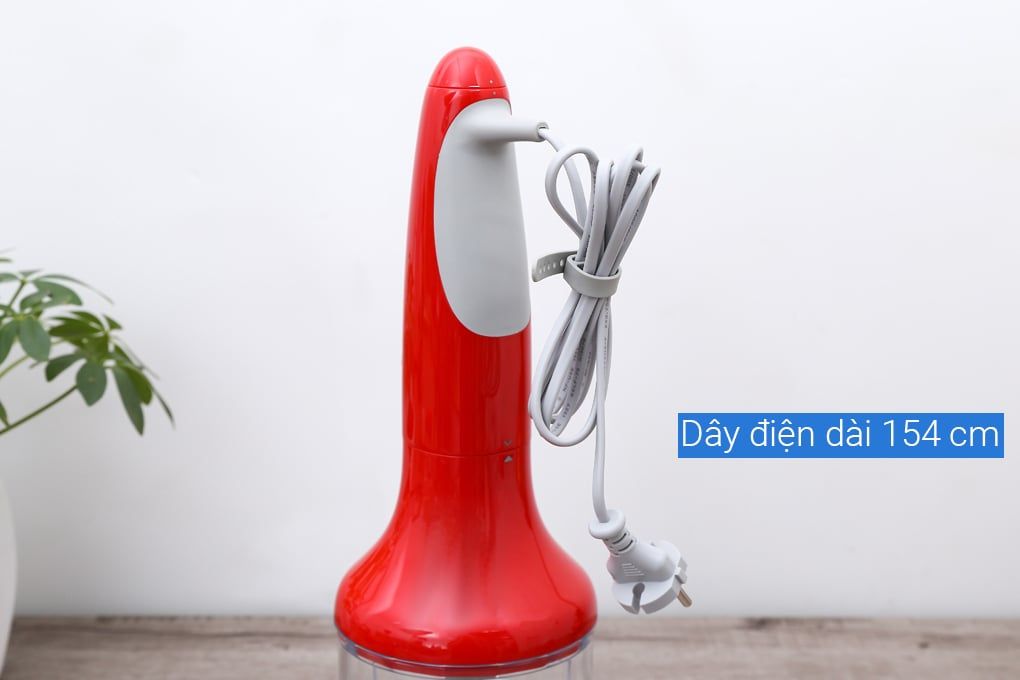 Máy xay cầm tay Smeg màu đỏ HBF02RDEU 535.43.619