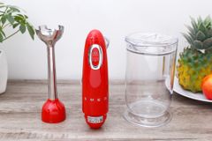 Máy xay cầm tay Smeg màu đỏ HBF02RDEU 535.43.619