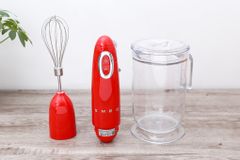 Máy xay cầm tay Smeg màu đỏ HBF02RDEU 535.43.619