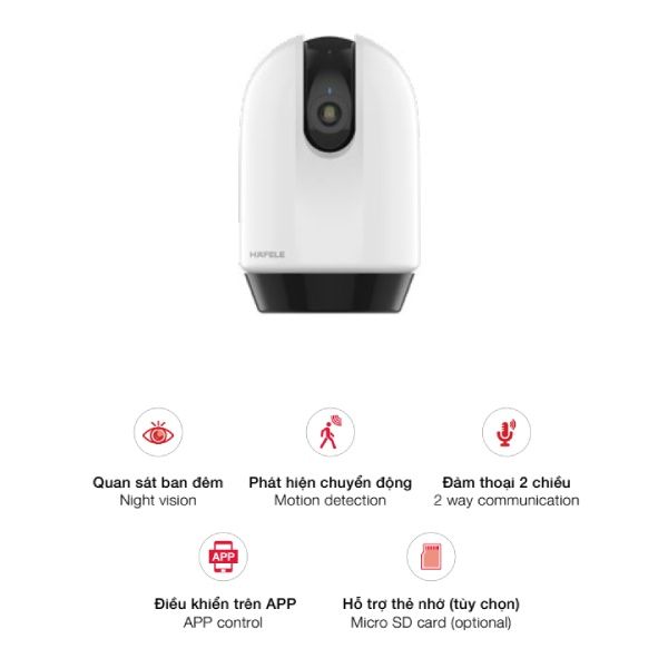Camera trong nhà Hafele HSL-IDC01 985.03.000
